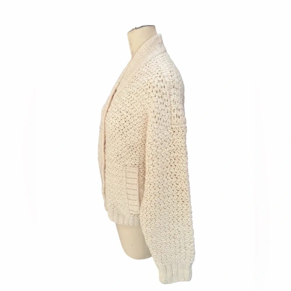 Madewell chunky bomber cardigan size medium‎